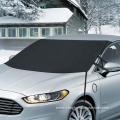 Winter antifreeze windshield snow cover